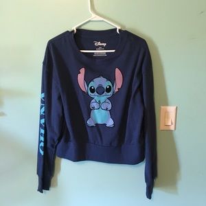 cropped sweater, stitch, disney